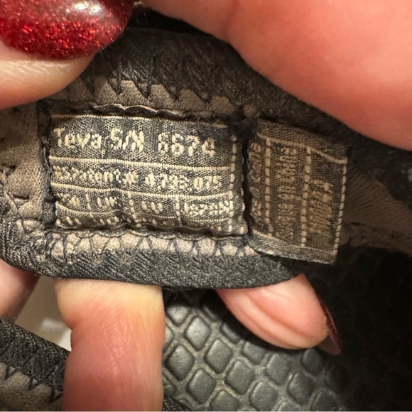 Teva CPD Spoiler II Black Tan Men’s Hiking Trail Outdoors Leather Sport Sandals - Picture 2 of 9